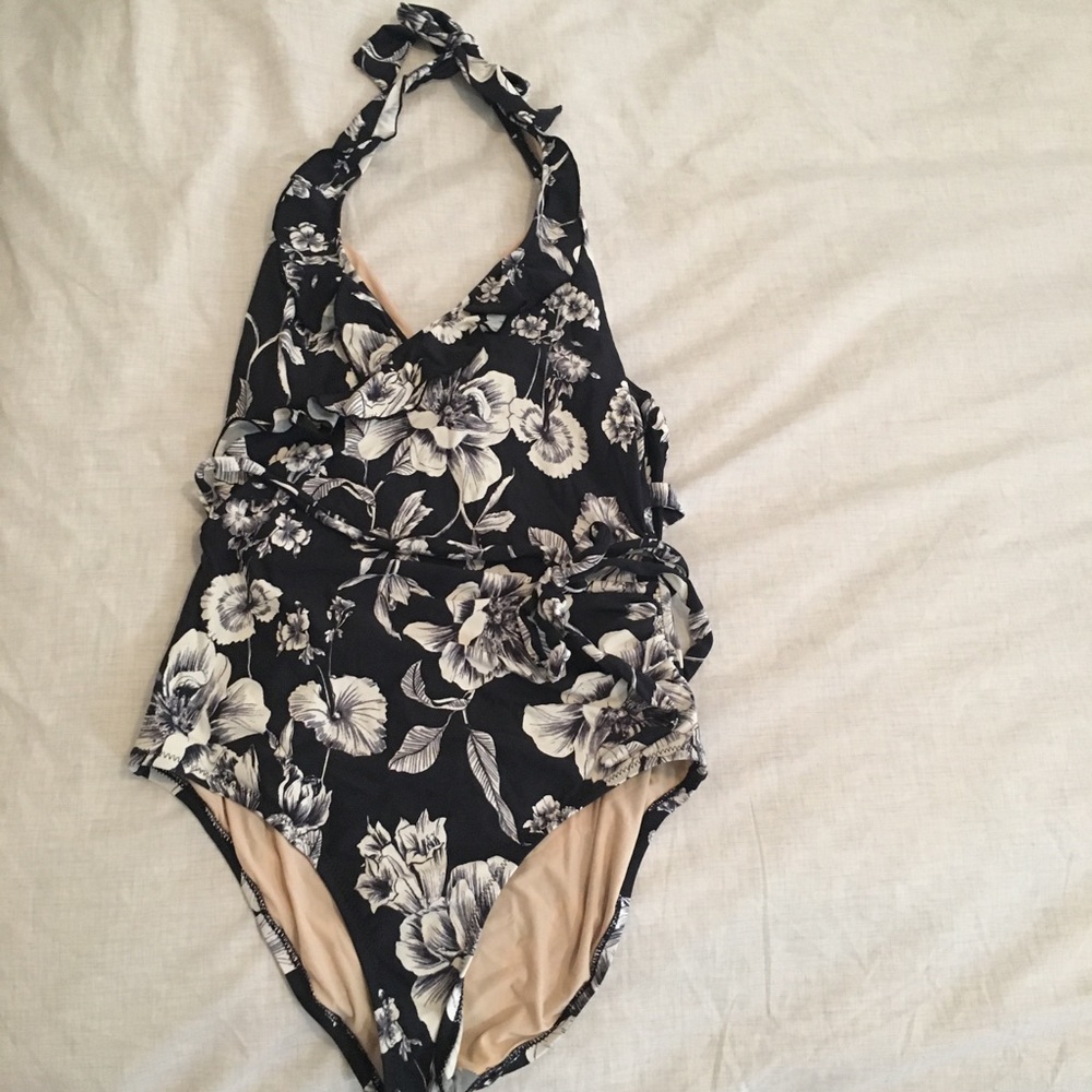 Floral one piece Anthropologie